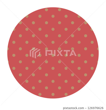 Pattern 2 Polka dots - Red x Brown Pattern 2 Polka dots - Red x Brown 126976626