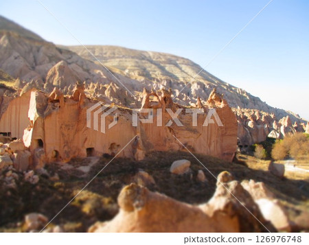 Türkiye, Cappadocia, Zelve Open Air Museum, Diorama style 126976748