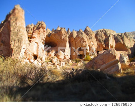 Türkiye, Cappadocia, Zelve Open Air Museum, Diorama style 126976930