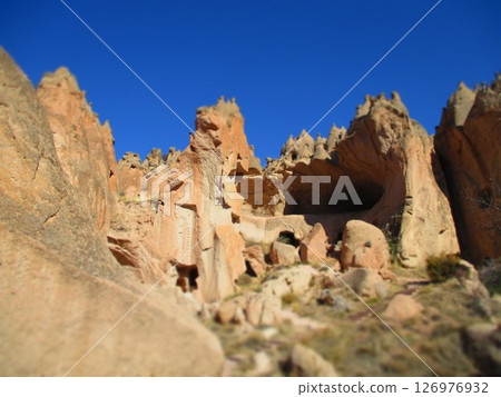 Türkiye, Cappadocia, Zelve Open Air Museum, Diorama style 126976932