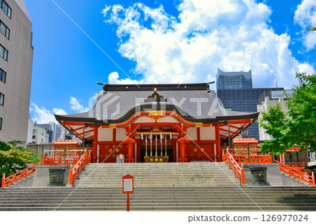 Hanazono Shrine, Shinjuku Ward, Tokyo, worship hall 126977024