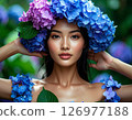 Hydrangea Woman 126977188