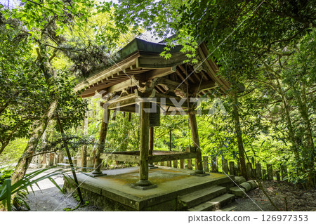 44th of the 88 Shikoku Temples: Daihoji Temple Bell Tower, Kumakogen Town, Ehime Prefecture 126977353