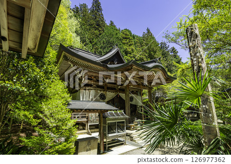 44th of the 88 Shikoku Temples: Daihoji Temple, Main Hall, Kumakogen Town, Ehime Prefecture 126977362