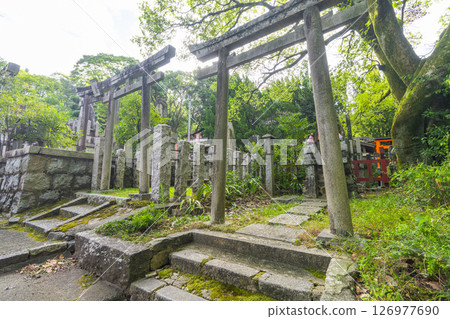 京都、伏見稻荷大社、末廣大神地區、古墳和神社眾多(井原谷地區) 京都、伏見稻荷大社、末廣大神地區、古墳和神社眾多(井原谷地區) 126977690