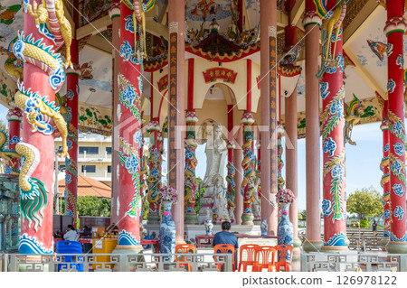 Guan Yin Shrine at Sriracha Province chonburi, Thailand, focus selective Guan Yin Shrine at Sriracha Province chonburi, Thailand, focus selective 126978122