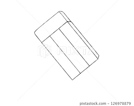 水彩橡皮擦 - 線條畫 126978879