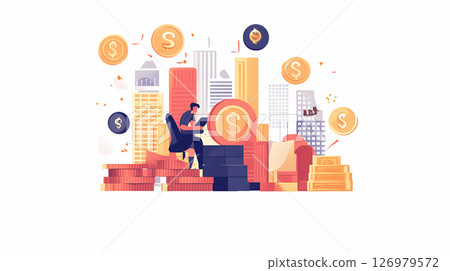 Image that money increases 126979572
