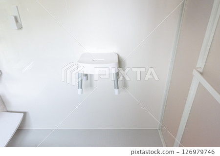 Bathroom image: A clean, white-based bathroom image 126979746