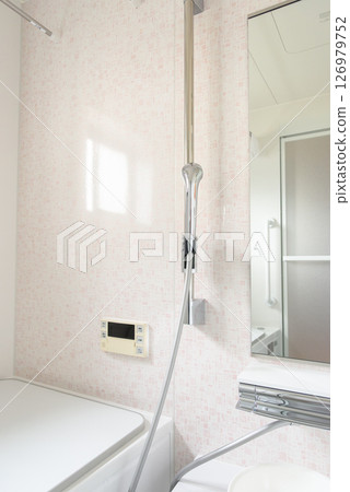 Bathroom image: A clean, white-based bathroom image Bathroom image: A clean, white-based bathroom image 126979752