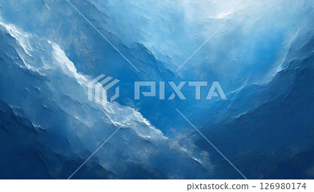 藍色紋理牆 126980174