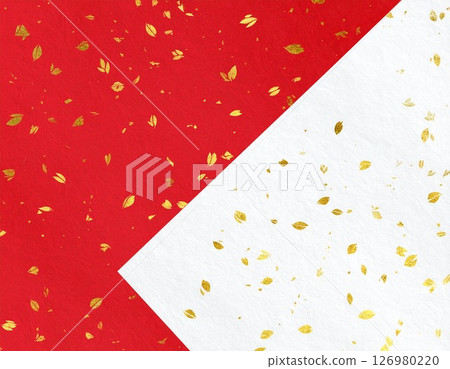 紅色和金色的背景設計 126980220
