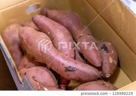 Sweet potato Beni Haruka, the sweet potato with the highest sugar content in Japan, 30% sugar, bought by the box 126980229