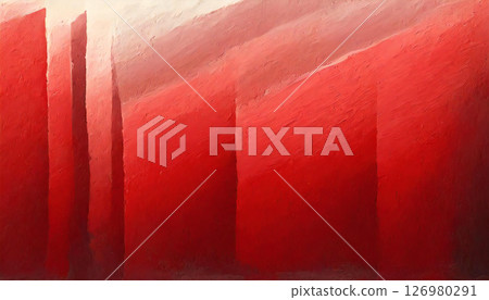 紅色紋理牆 126980291