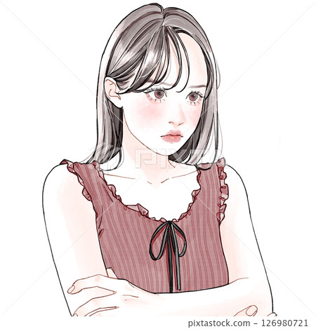 悶悶不樂的女士 悶悶不樂的女士 126980721