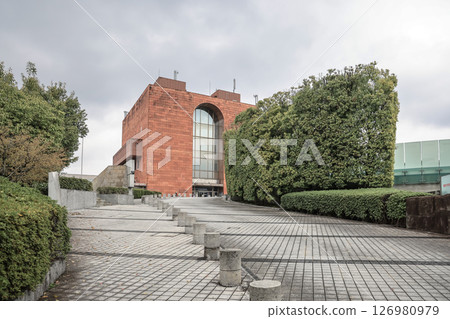March 28 2025 Architecture Building Surrounded by Greenery and Paved Walkway 126980979