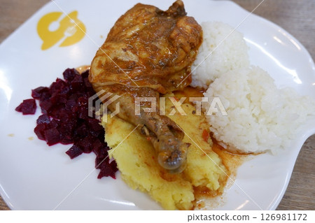 Mongolian cuisine/chicken Mongolian cuisine/chicken 126981172