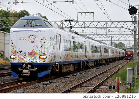 271 series Kansai Airport Express Haruka No. 13 running on the Tokaido Main Line 271 series Kansai Airport Express Haruka No. 13 running on the Tokaido Main Line 126981210