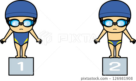 跳水板上的小學生 跳水板上的小學生 126981908