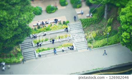 新綠時節的廣場 126982046