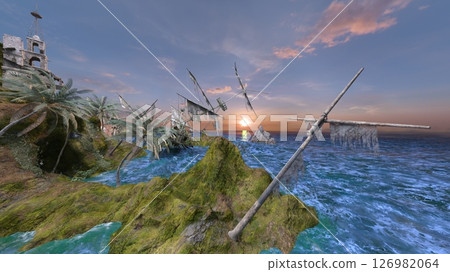 島嶼頂端的瞭望小屋 126982064