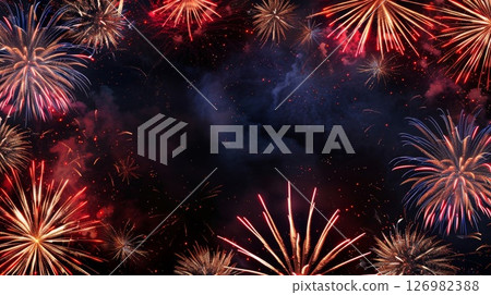 Fireworks frame 126982388