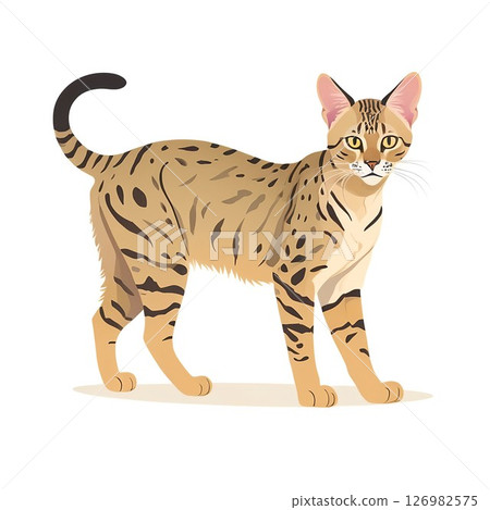 Savannah cats are extremely athletic 126982575