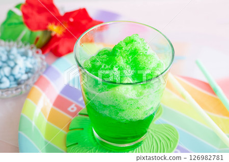 Frozen Melon Soda 126982781