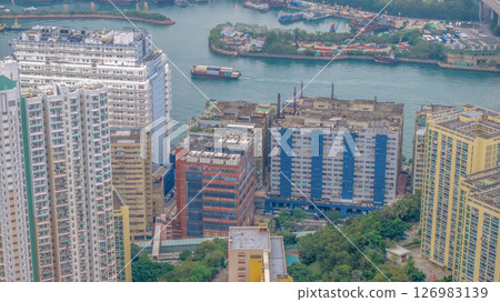 May 25 2025 View of Tall Buildings and Urban Streets in a Busy Cityscape 126983139