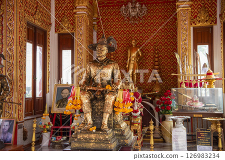 THAILAND RAYONG KING TAKSIN SHRINE 126983234