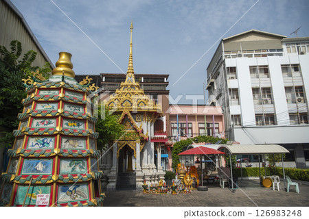 THAILAND RAYONG CITY PILLAR SHRINE THAILAND RAYONG CITY PILLAR SHRINE 126983248