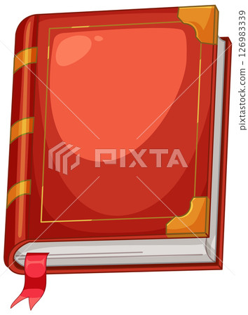 Classic Red Book Vector Illustration 126983339