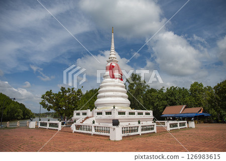 THAILAND RAYONG PHRA CHEDI KLANG NAM THAILAND RAYONG PHRA CHEDI KLANG NAM 126983615