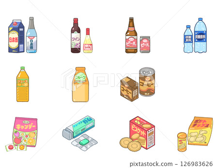 酒精和糖果等加工食品 126983626