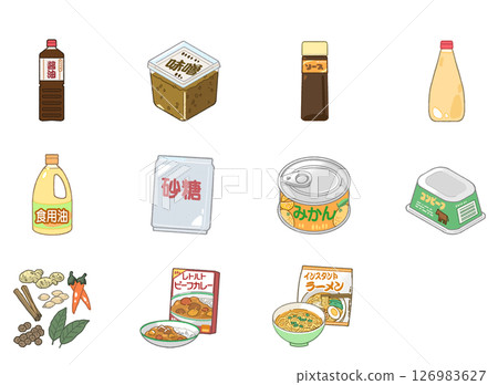 調味品、罐頭食品、蒸煮食品等加工食品 126983627