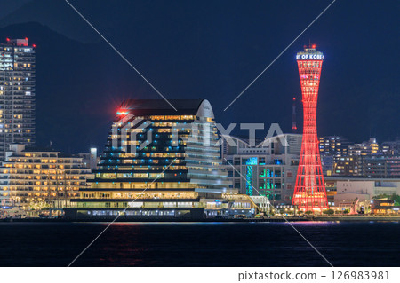 神戶夜景（兵庫縣神戶市中央區） 126983981
