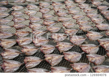 THAILAND RAYONG LAEM CHAROEN BEACH FISHING VILLAGE 126984078