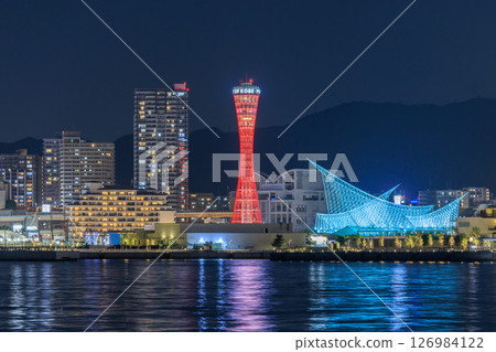 神戶夜景（兵庫縣神戶市中央區） 126984122