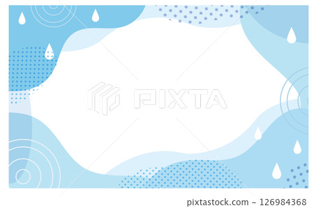 流行水坑背景框架插圖素材 126984368