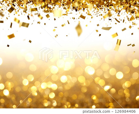 golden confetti background 126984406
