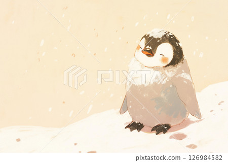 微笑的企鵝寶寶 微笑的企鵝寶寶 126984582