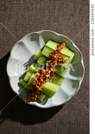 Cut cucumber Cut cucumber 126984930