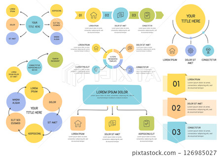 Hand Drawn Infographic Templates 126985027