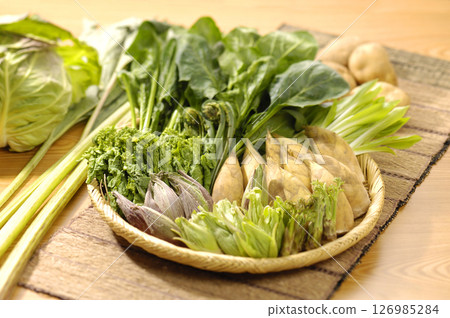 Kyoto vegetables collection image A 126985284