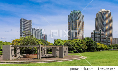 Makuhari Seaside Park and apartment complexes Makuhari Seaside Park and apartment complexes 126986367