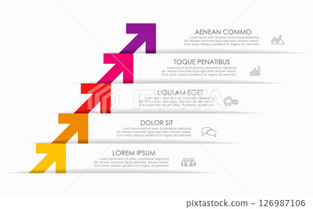 Infographic design template with place for your data. Vector illustration. Infographic design template with place for your data. Vector illustration. 126987106