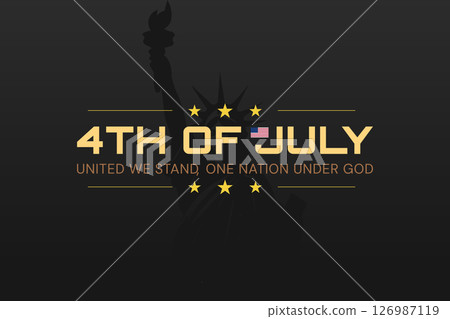 Statue of Liberty Poster with Patriotic Text Statue of Liberty Poster with Patriotic Text 126987119