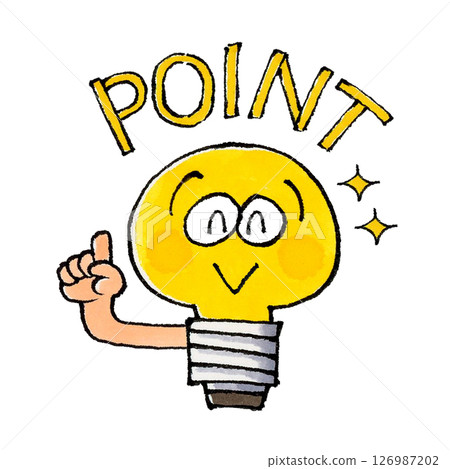 Light bulb character (POINT) Light bulb character (POINT) 126987202