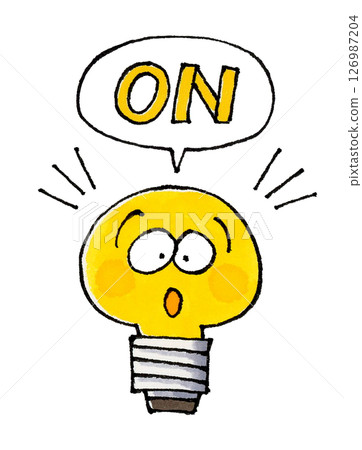 燈泡字元(開) 燈泡字元(開) 126987204