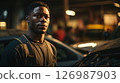 Portrait of a male car repairman. 126987903